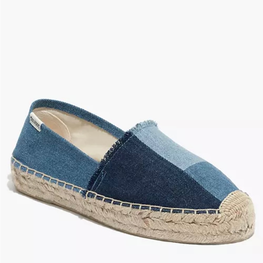 Soludos Denim Patchwork. Worn Twice. - image 1